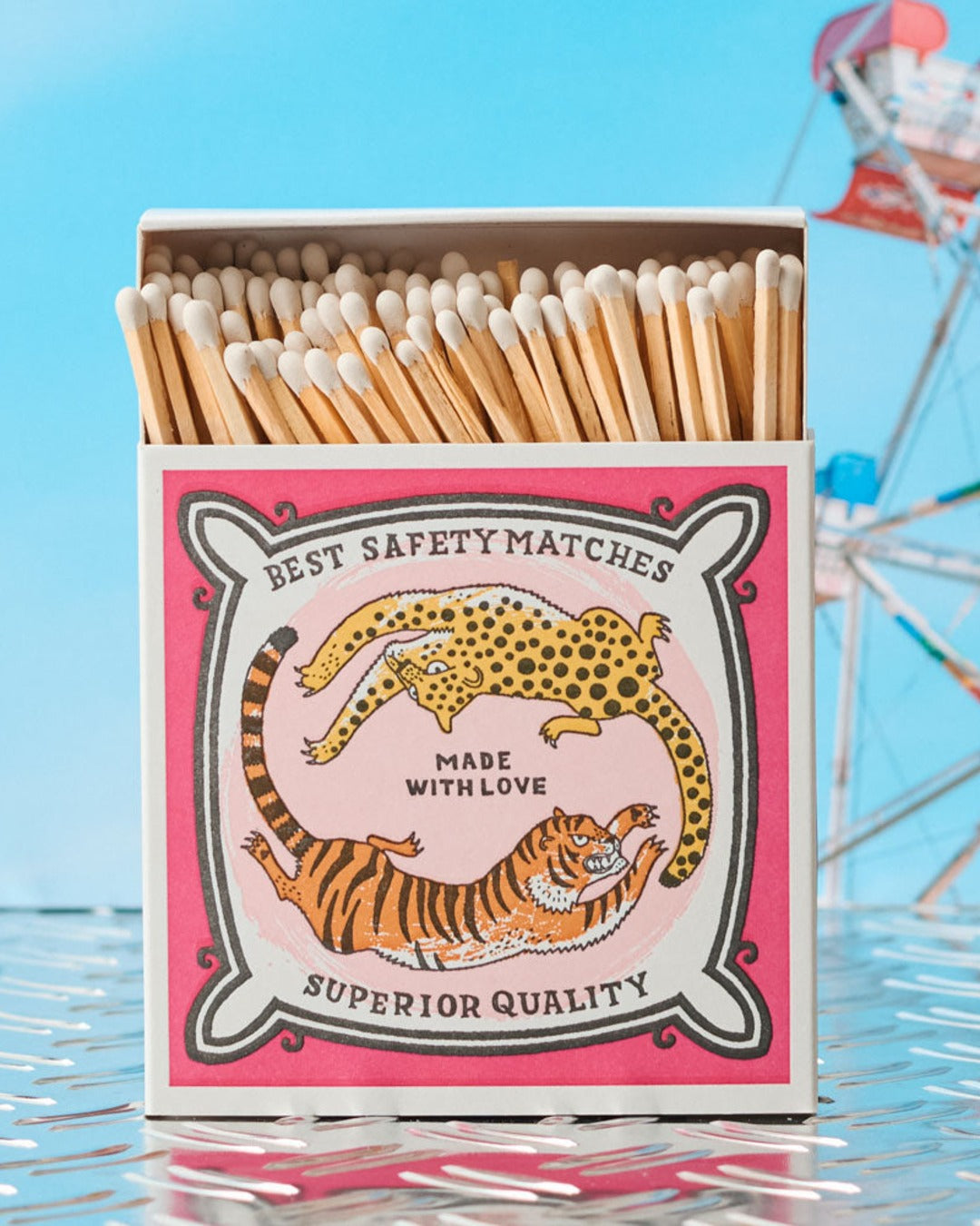 Archivist - Boîte De 150 Grandes Allumettes Tigre Léopard
