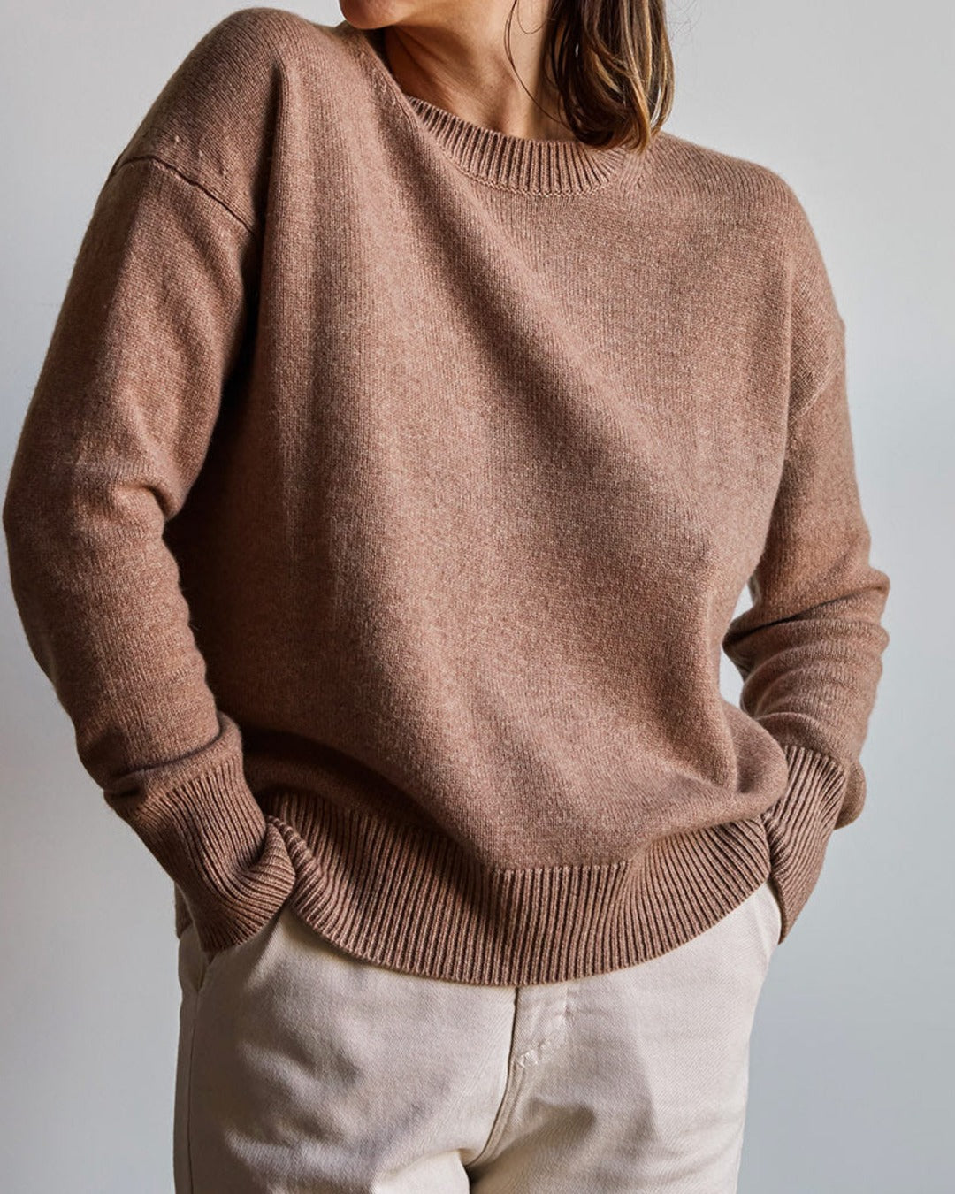 Merci - Pull oversize en cachemire - Camel