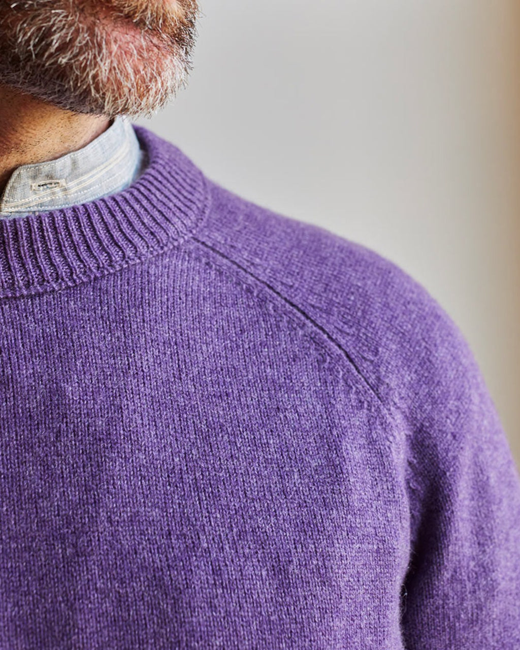 Merci - Pull Sweat Man en cachemire - Violet