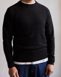 Merci - cashmere Sweat Man jumper - Black