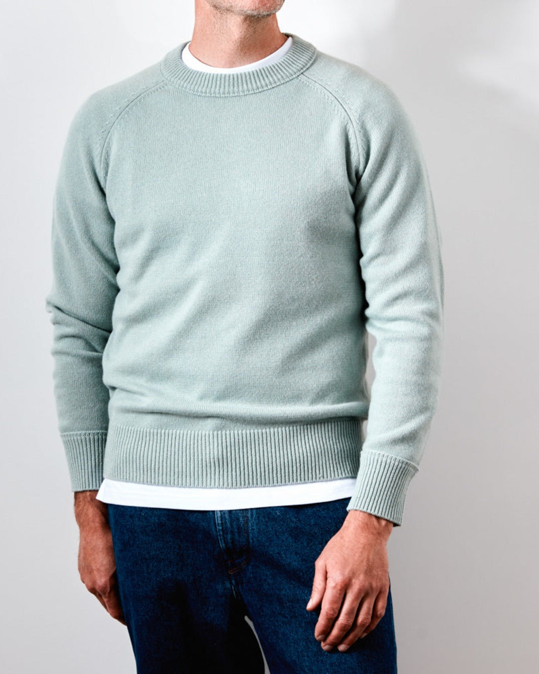 Merci - cashmere Sweat Man jumper - Green