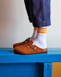Merci - Chaussettes En Coton - Jaune Cityse