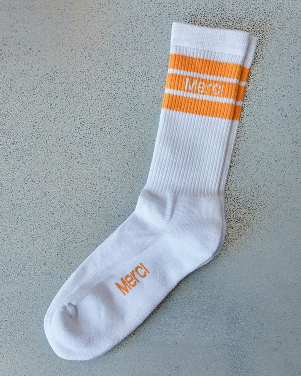 Merci - Chaussettes En Coton - Jaune Cityse