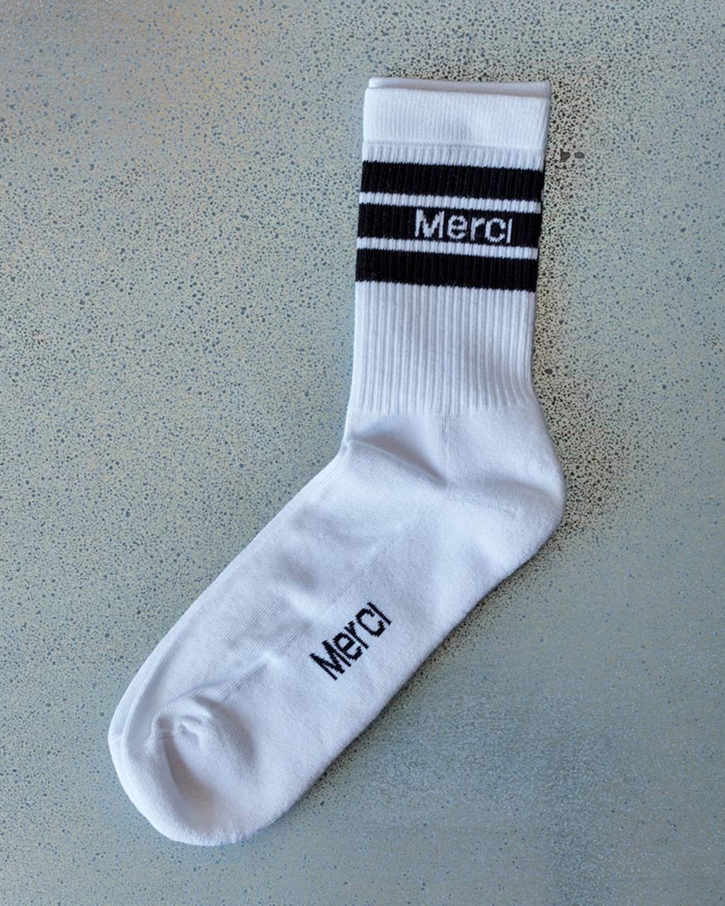 Merci - cotton socks - Black