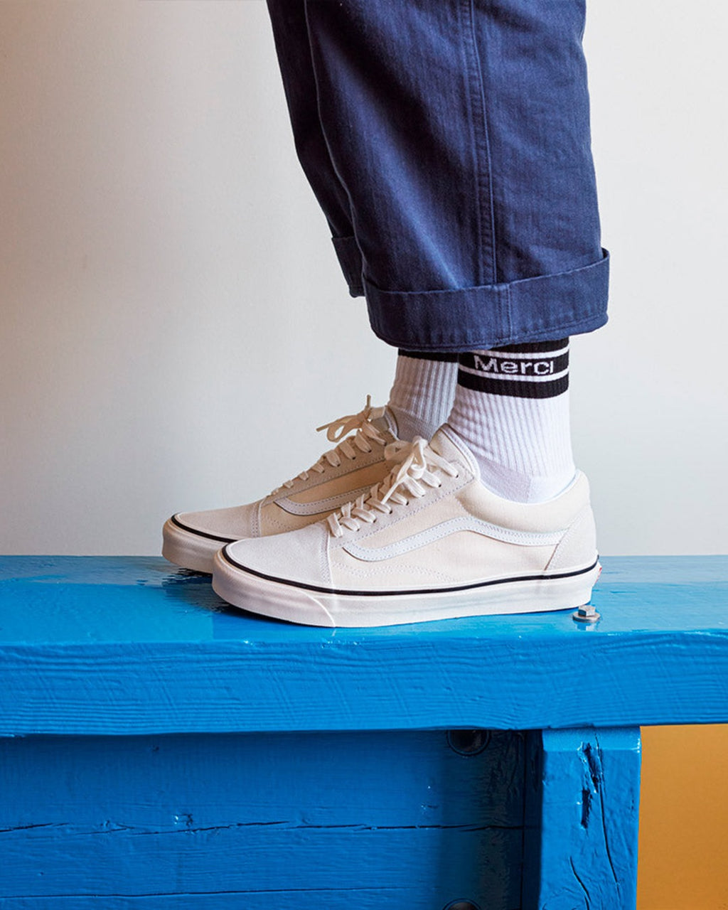 Merci - cotton socks - Black