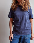Merci - plain cotton t-shirt - Navy