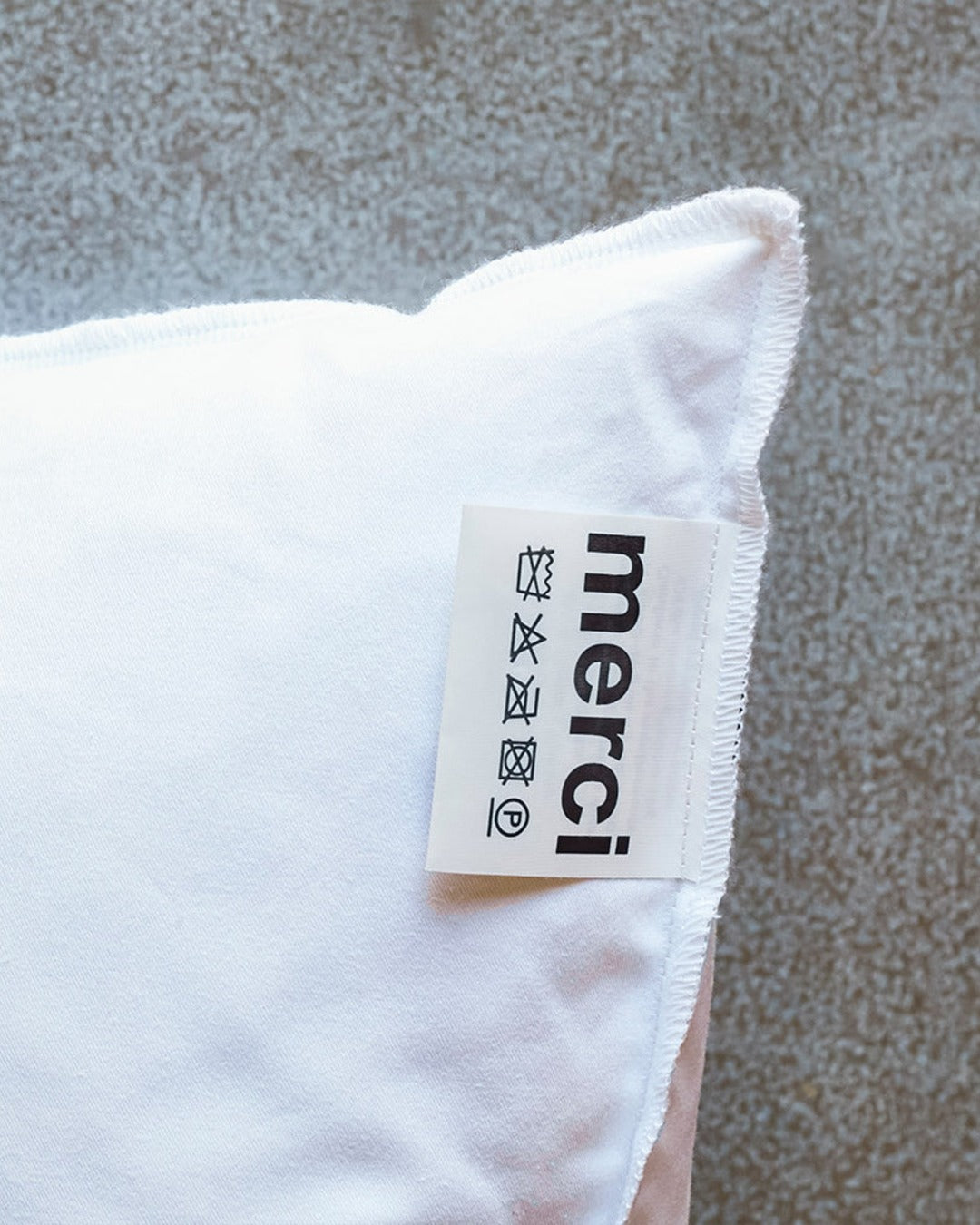 Merci - Goose Feather Cushion Insert - White