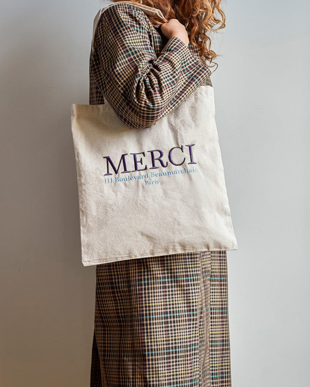 Merci - Tote Bag en coton - Merci 111 Violet