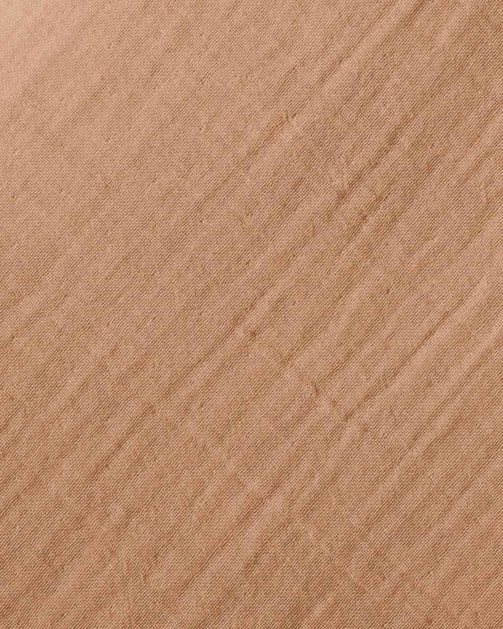 Merci - Cotton gauze fitted sheet - Eiffel Brown