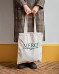 Merci - Tote Bag en coton - Merci 111 Vert