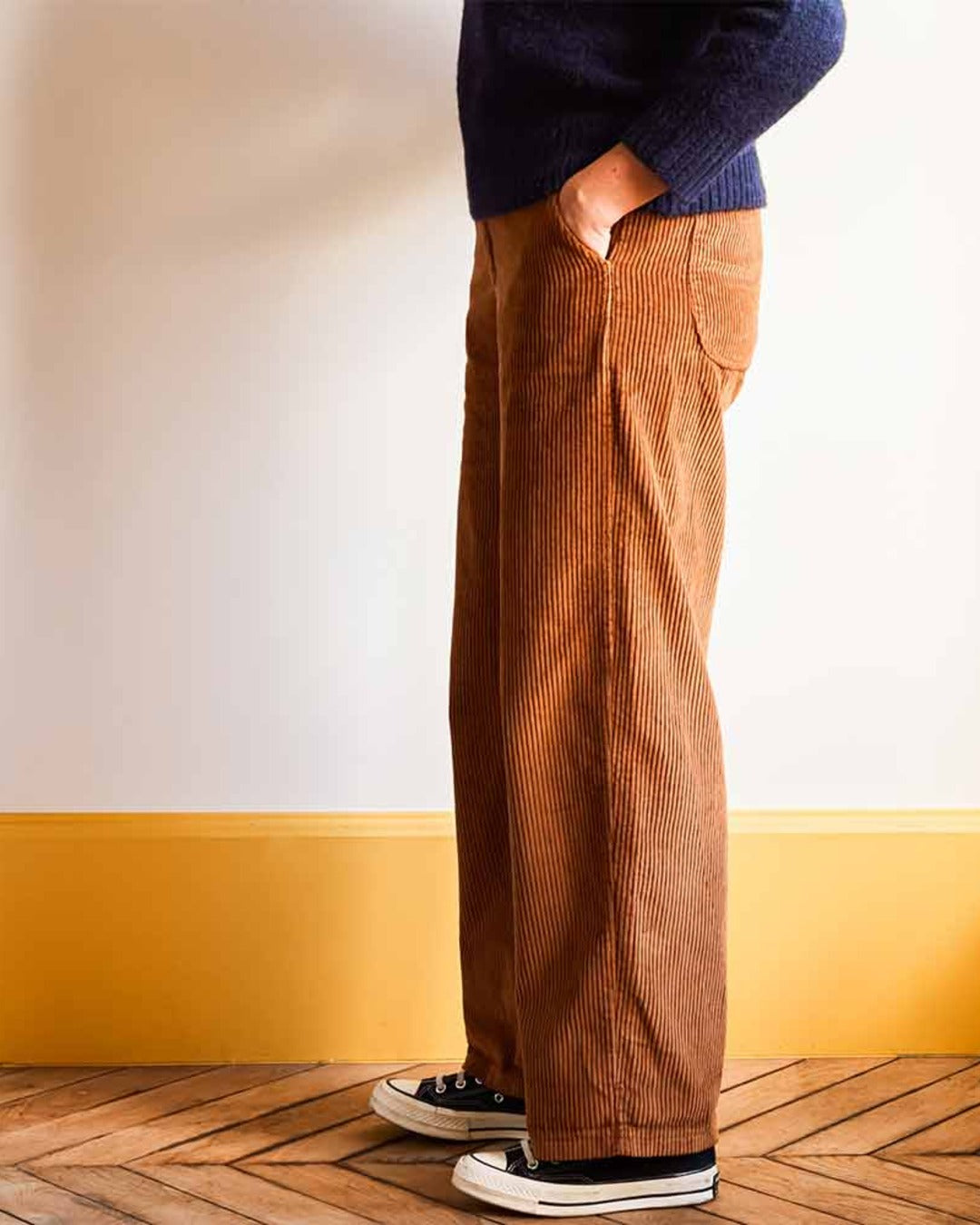 Merci - corduroy pants - Camel