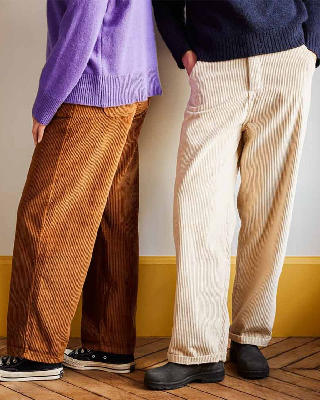 Merci - Pantalon en velours côtelé - Camel