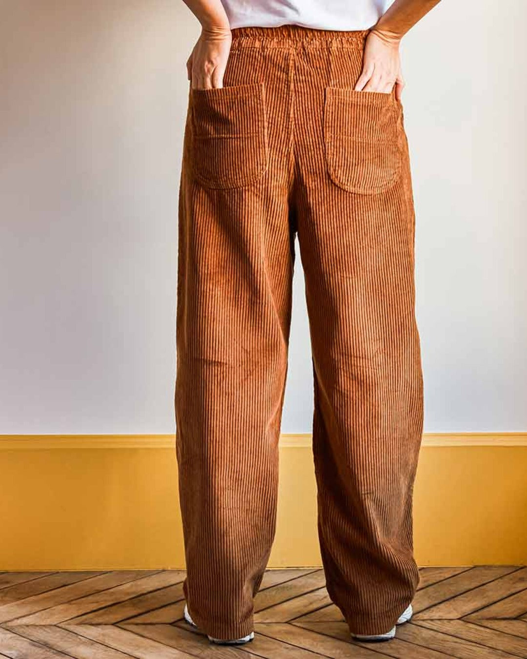 Merci - Pantalon en velours côtelé - Camel