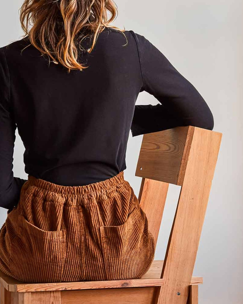 Merci - Pantalon en velours côtelé - Camel