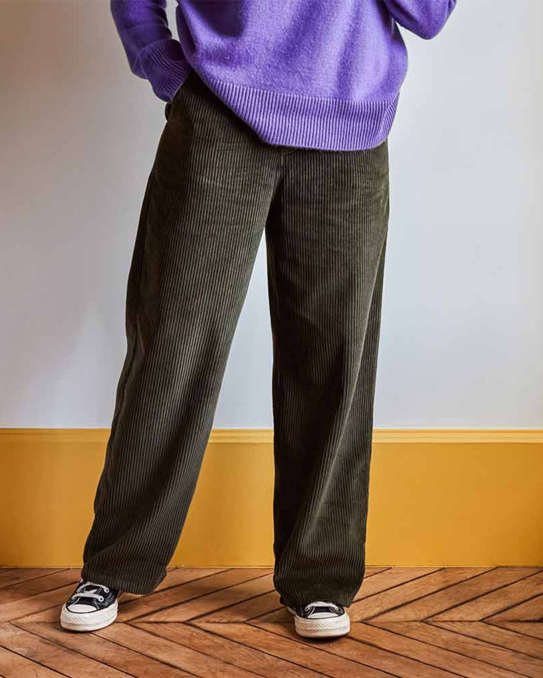 Merci - corduroy pants - Khaki