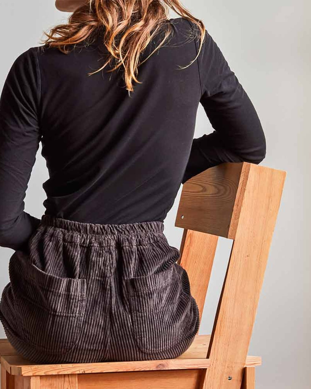 Merci - corduroy pants - Chocolate