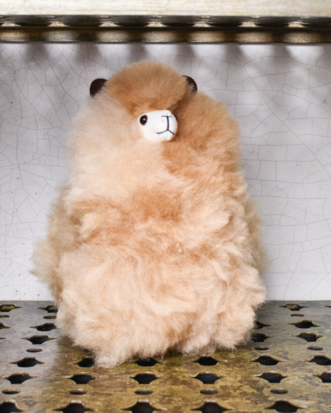 Inkari - Peluche Lama En Alpaga Sandstone