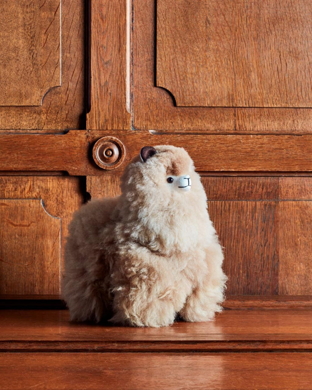 Inkari - Peluche Lama En Alpaga Sandstone
