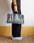 Puebco - Rectangular basket - Orange & Blue