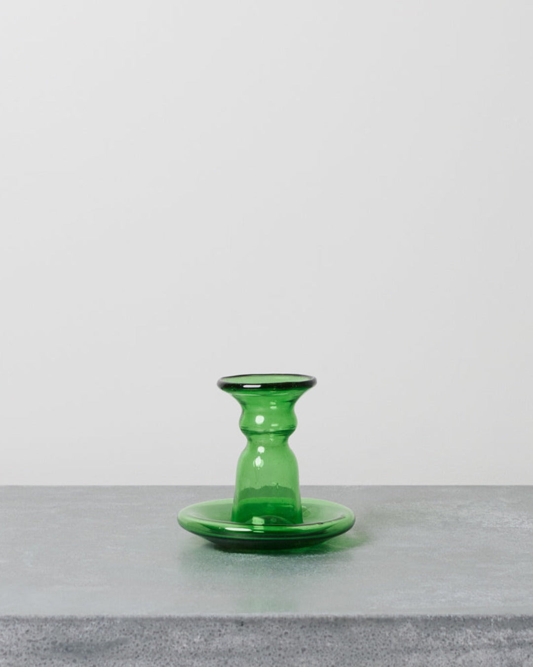 La Soufflerie - Bougeoir En Verre - Olive
