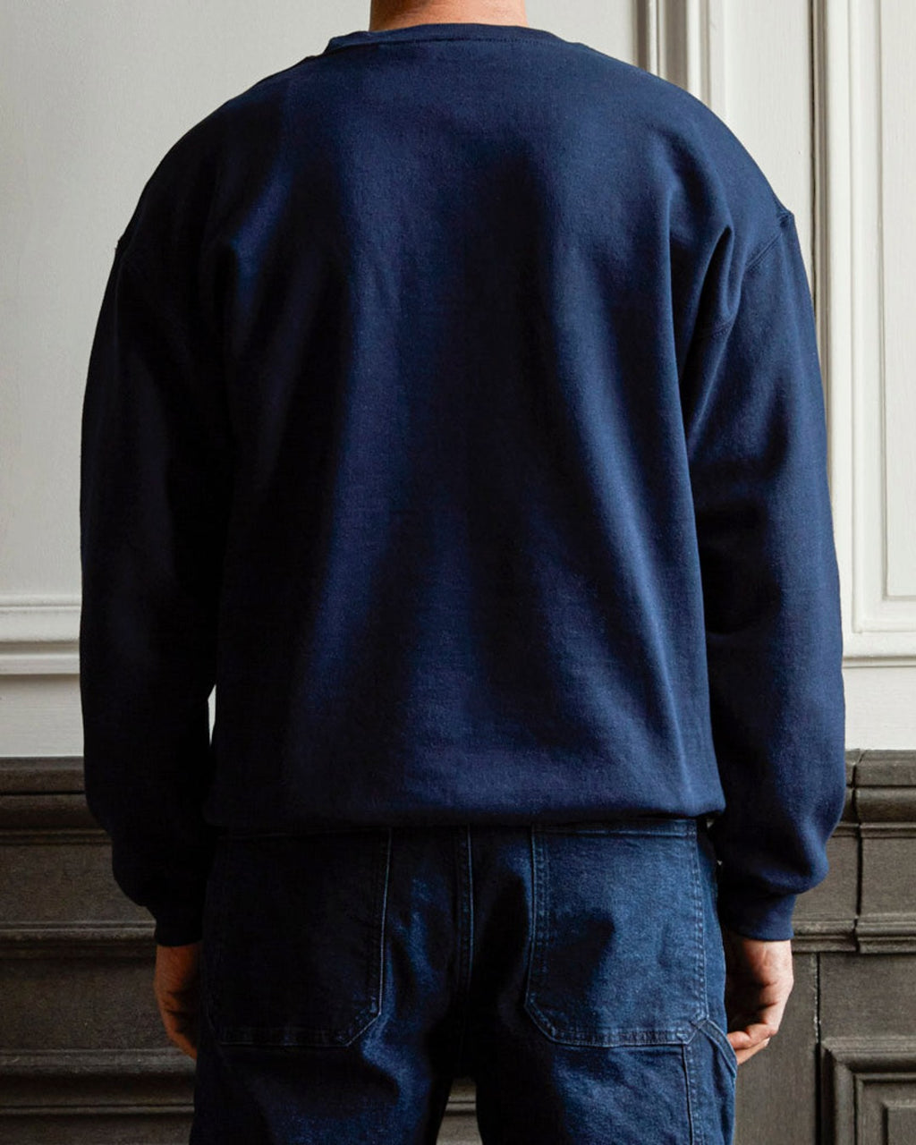 Merci - Non Merci "Left Bank" Sweatshirt - Navy Blue