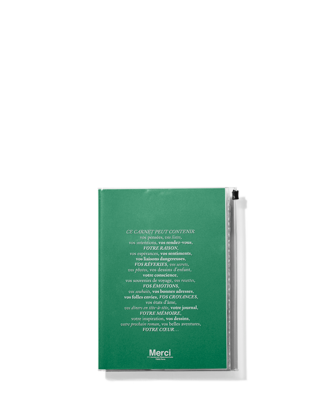 Merci x Marks - Merci notebook - Grass Green