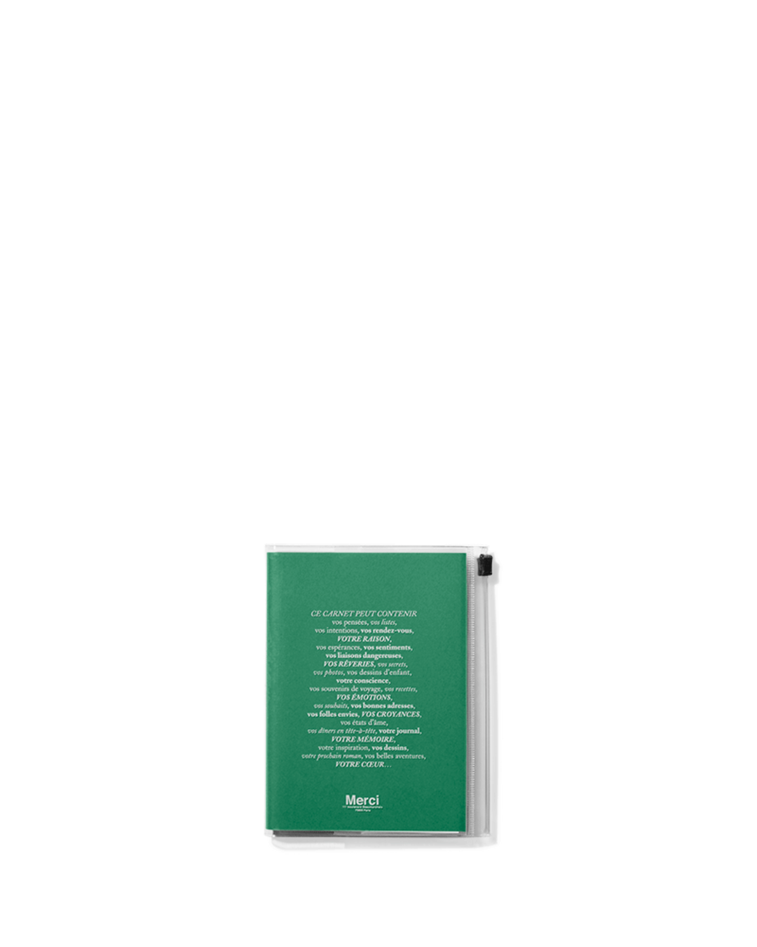 Merci x Marks - Merci notebook - Grass Green