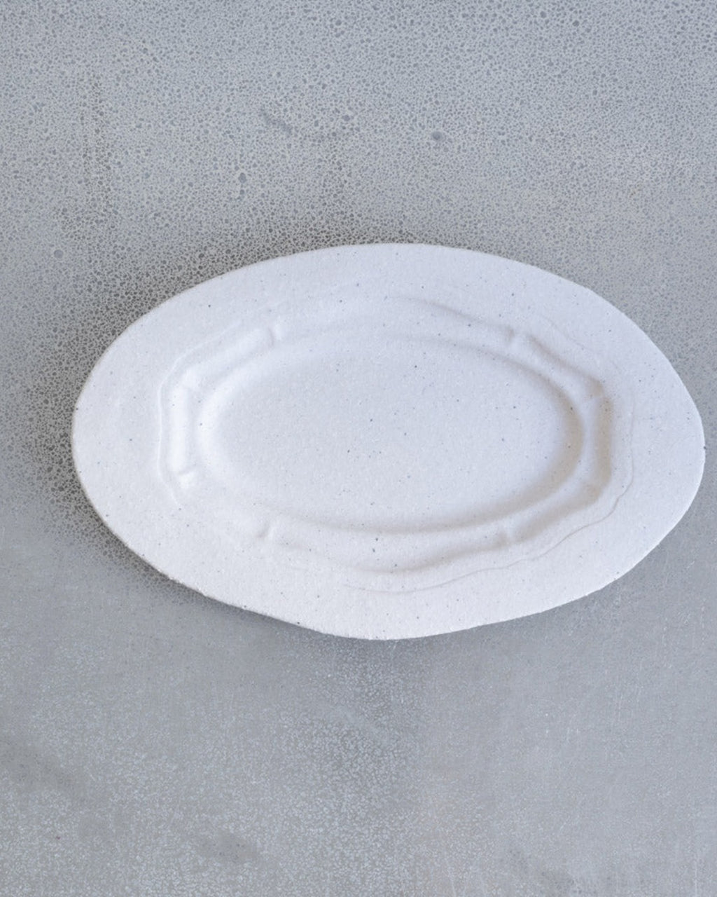 Jars Ceramistes - Réfectoire oval plate - Matte Sand