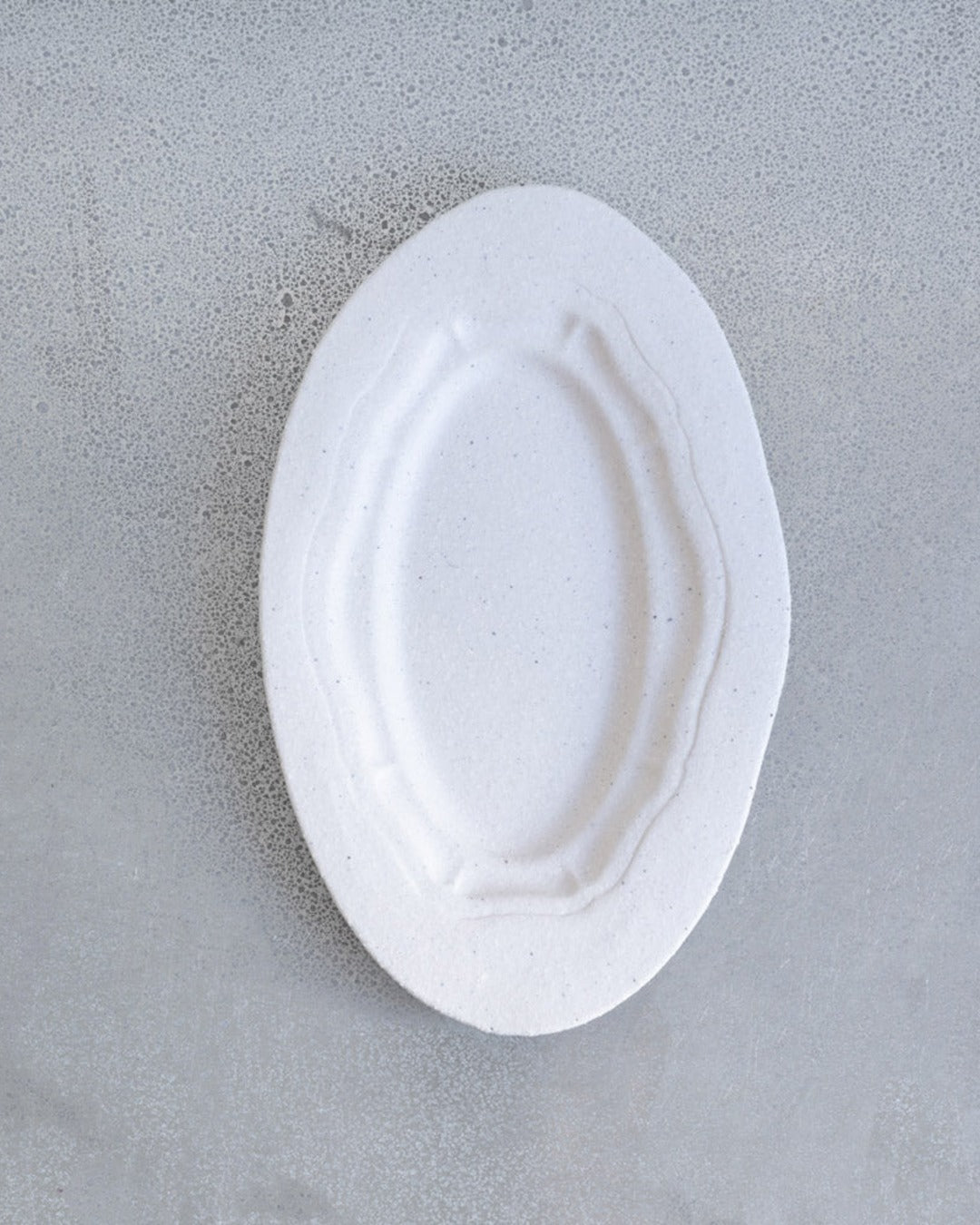 Jars Ceramistes - Réfectoire oval plate - Matte Sand