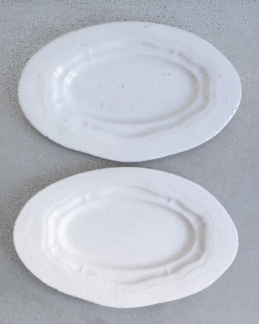 Jars Ceramistes - Réfectoire oval plate - Matte Sand