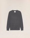 Pull Merci Paris NN.07 Danny gris à col rond en maille légère avec finitions côtelées