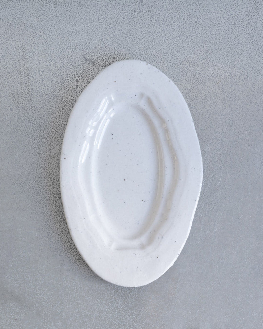 Jars Ceramistes - Réfectoire oval plate - Shiny Sand