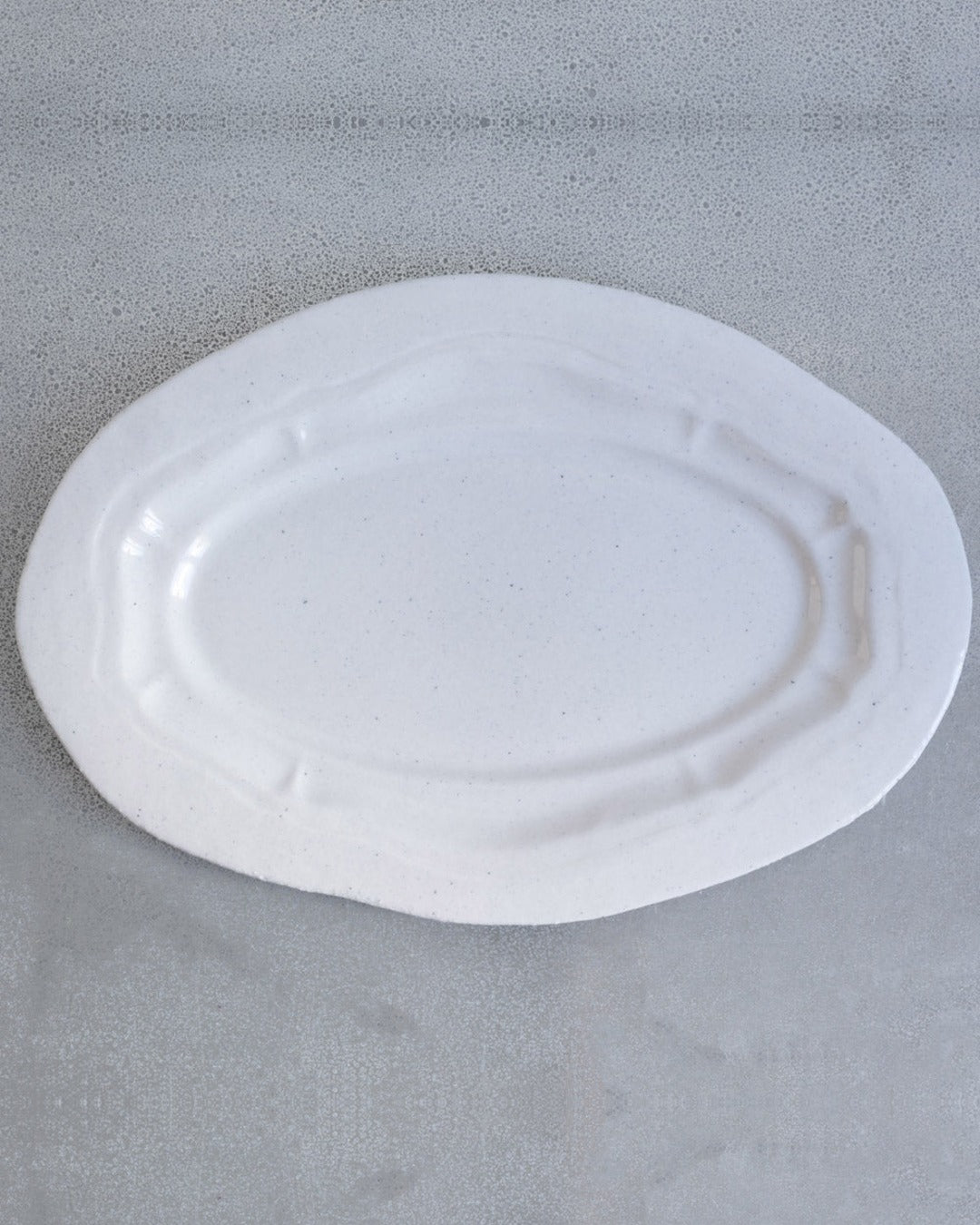 Jars Ceramistes - Plat Oval Réfectoire - Sable Brillant