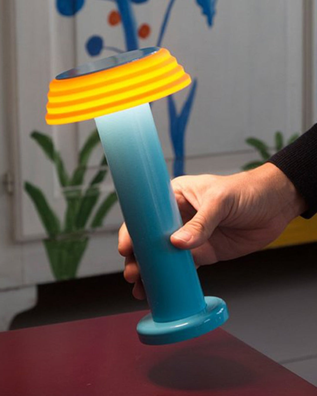 Sowden - Rechargeable portable lamp - Blue Orange