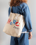 Merci - Jean-Michel Tote Bag - Ecru