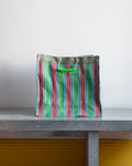 Puebco - Square basket - Green & Red
