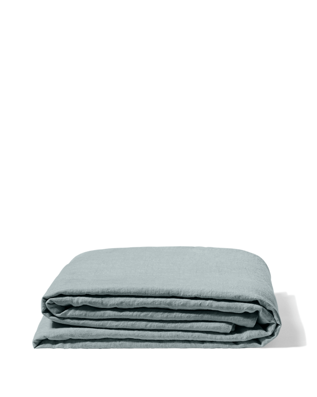 Merci - Washed linen flat sheet - Vesuvius Grey