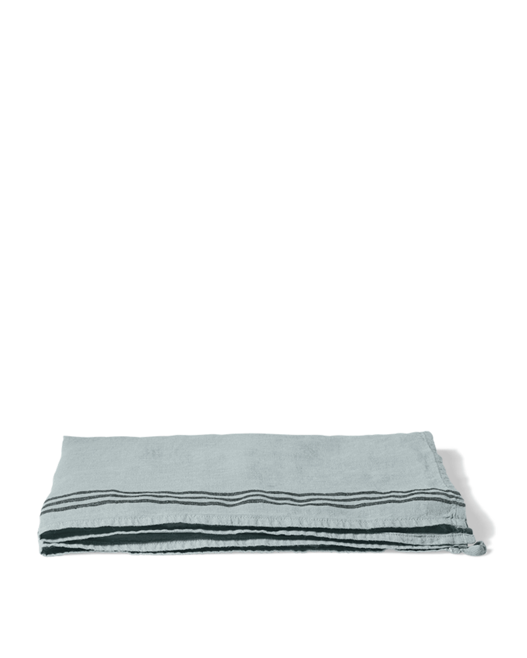 Merci - Washed linen tea towel - Vesuvius Grey