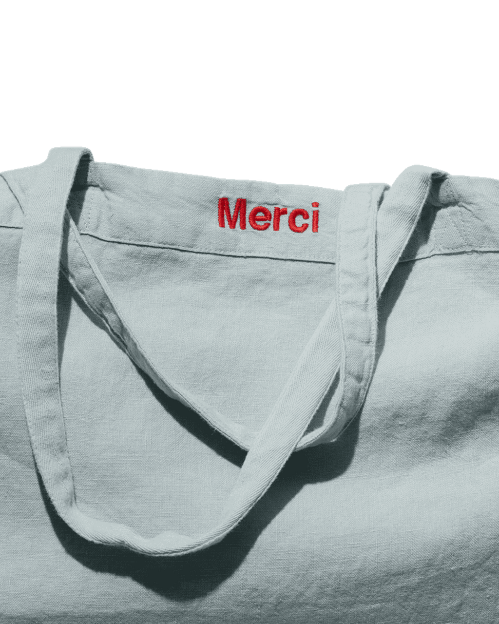 Merci - Washed linen Merci shopping bag - Vesuvius Grey