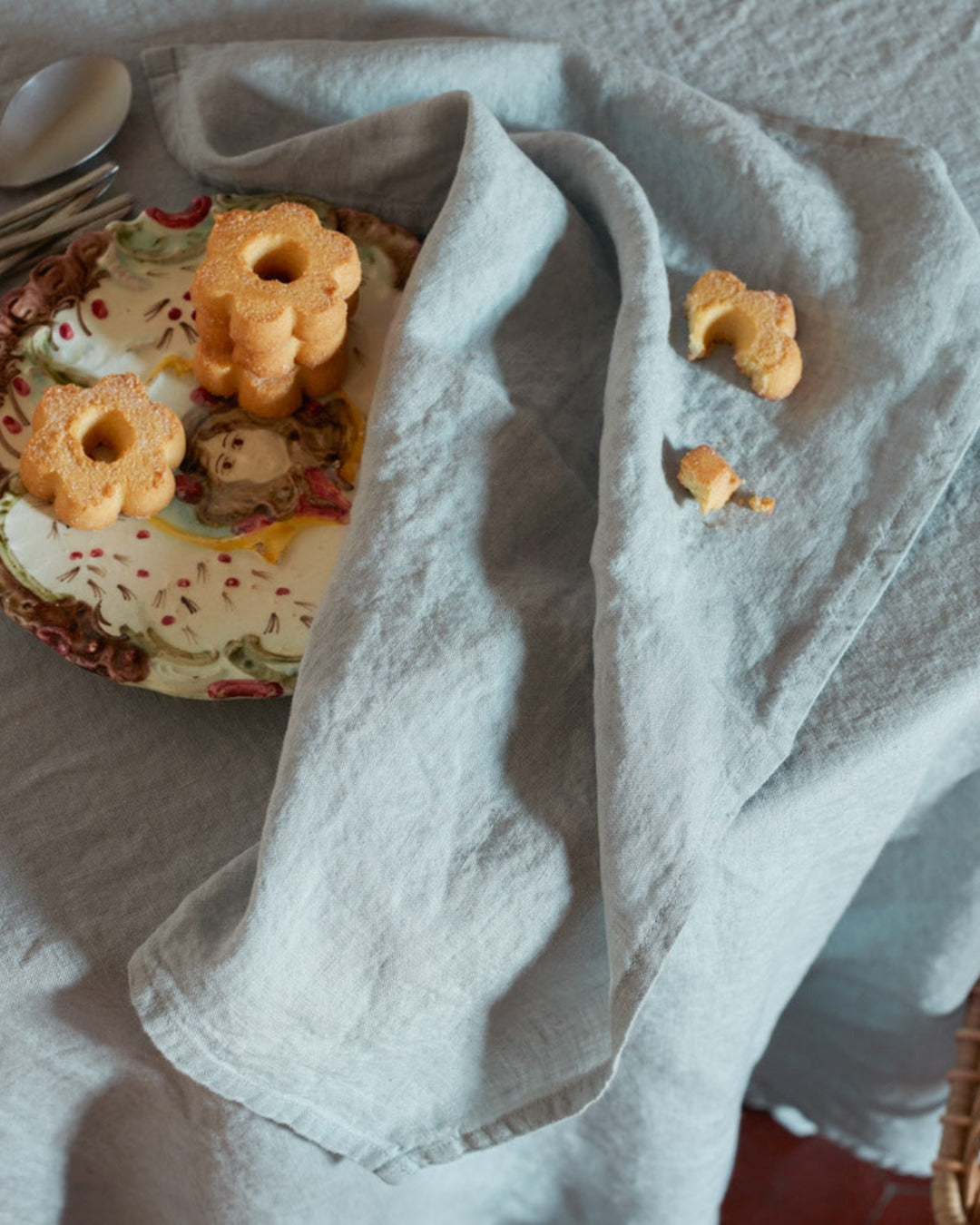 Merci - Washed linen napkin - Vesuvius Grey