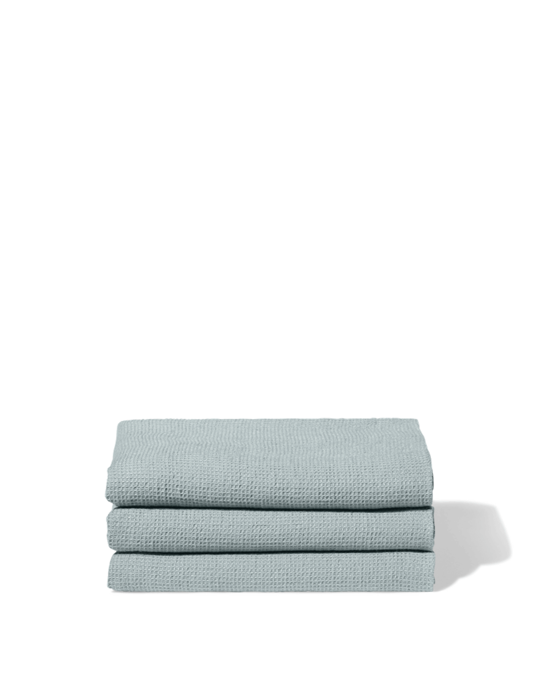 Merci - Serviette De Bain En Lin Nid D'Abeille - Gris Vésuve