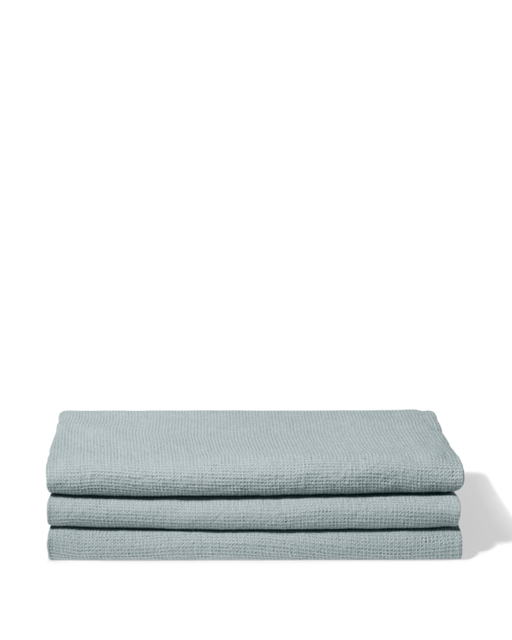 Merci - Serviette De Bain En Lin Nid D'Abeille - Gris Vésuve
