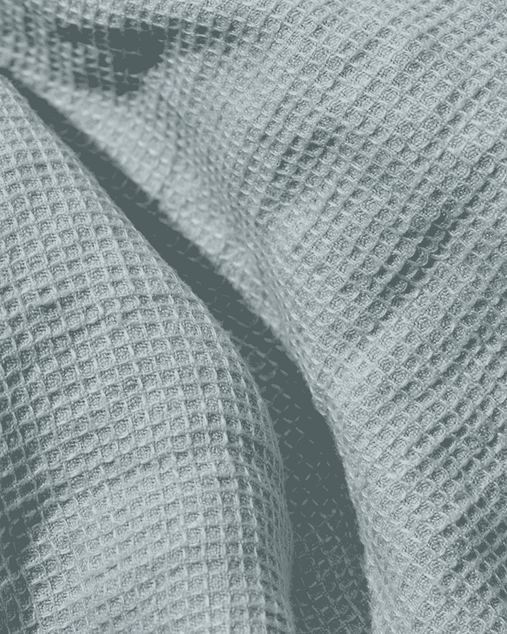 Merci - Serviette De Bain En Lin Nid D'Abeille - Gris Vésuve