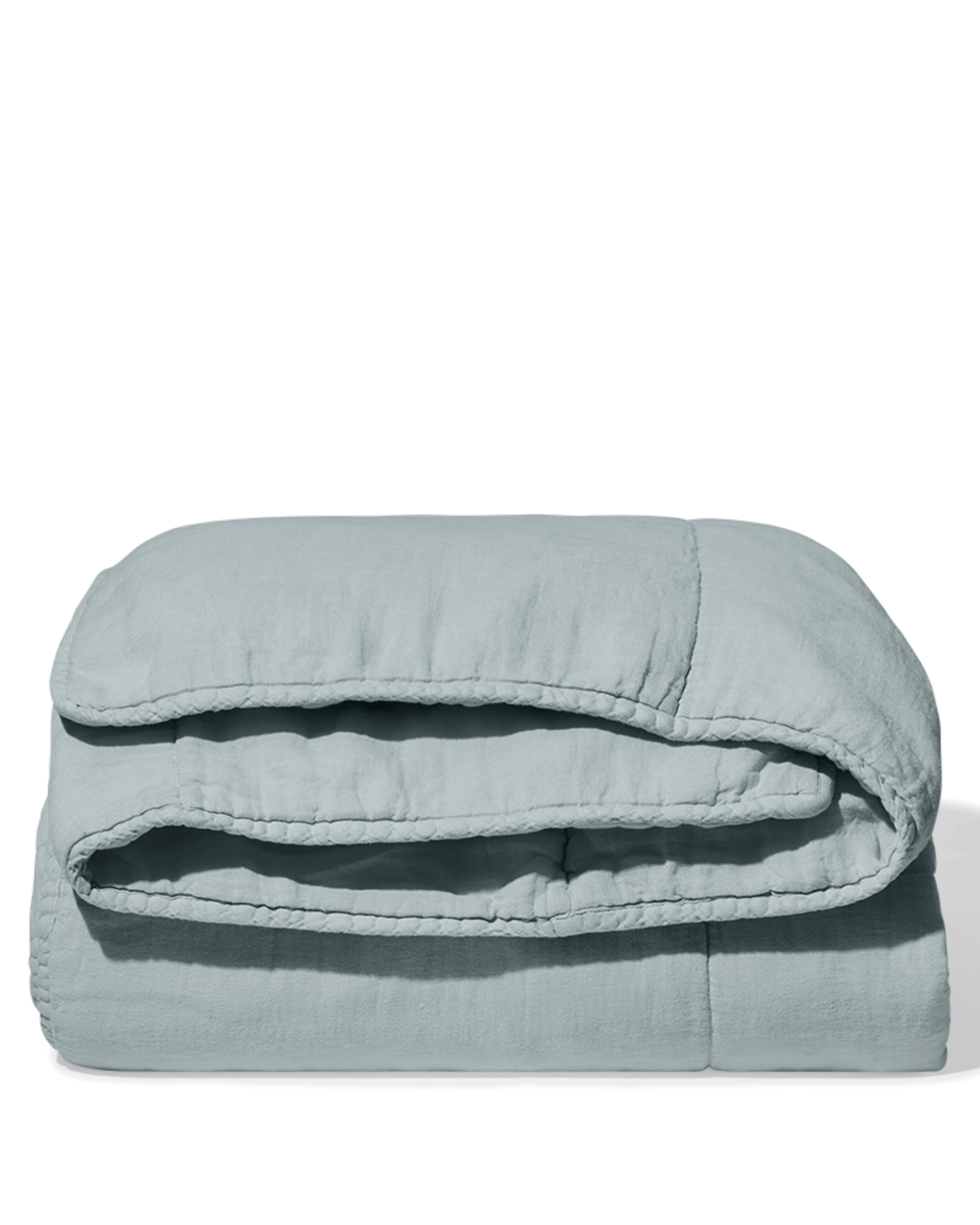Merci - Pure washed linen quilt - Vesuvius Grey