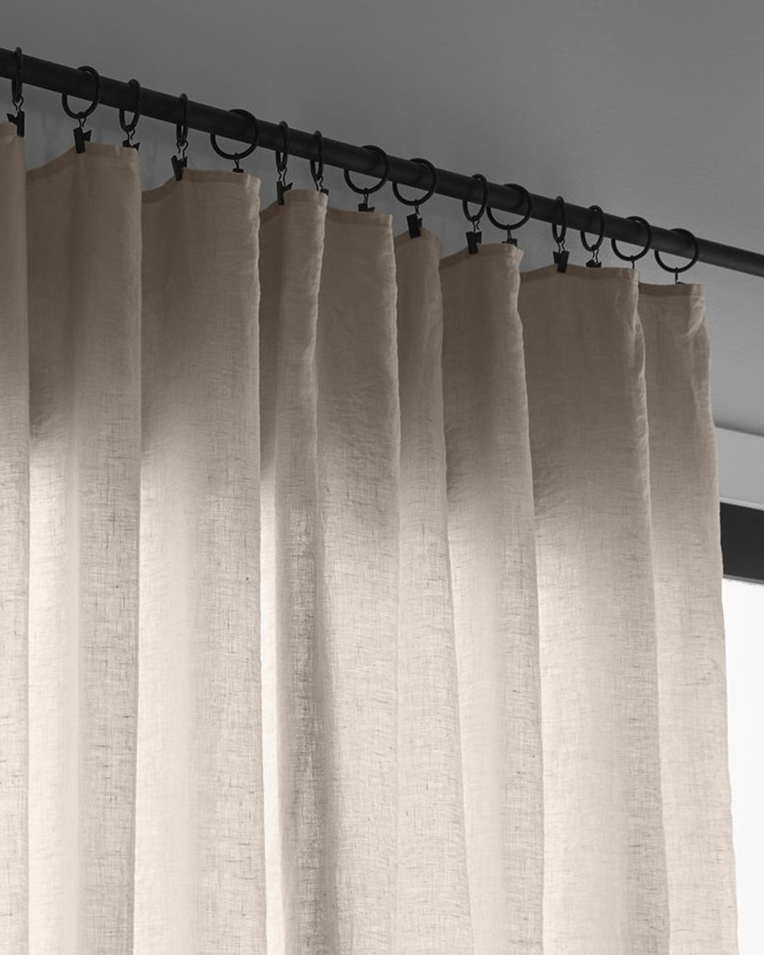 Merci - Linen & Cotton Voile - Stone
