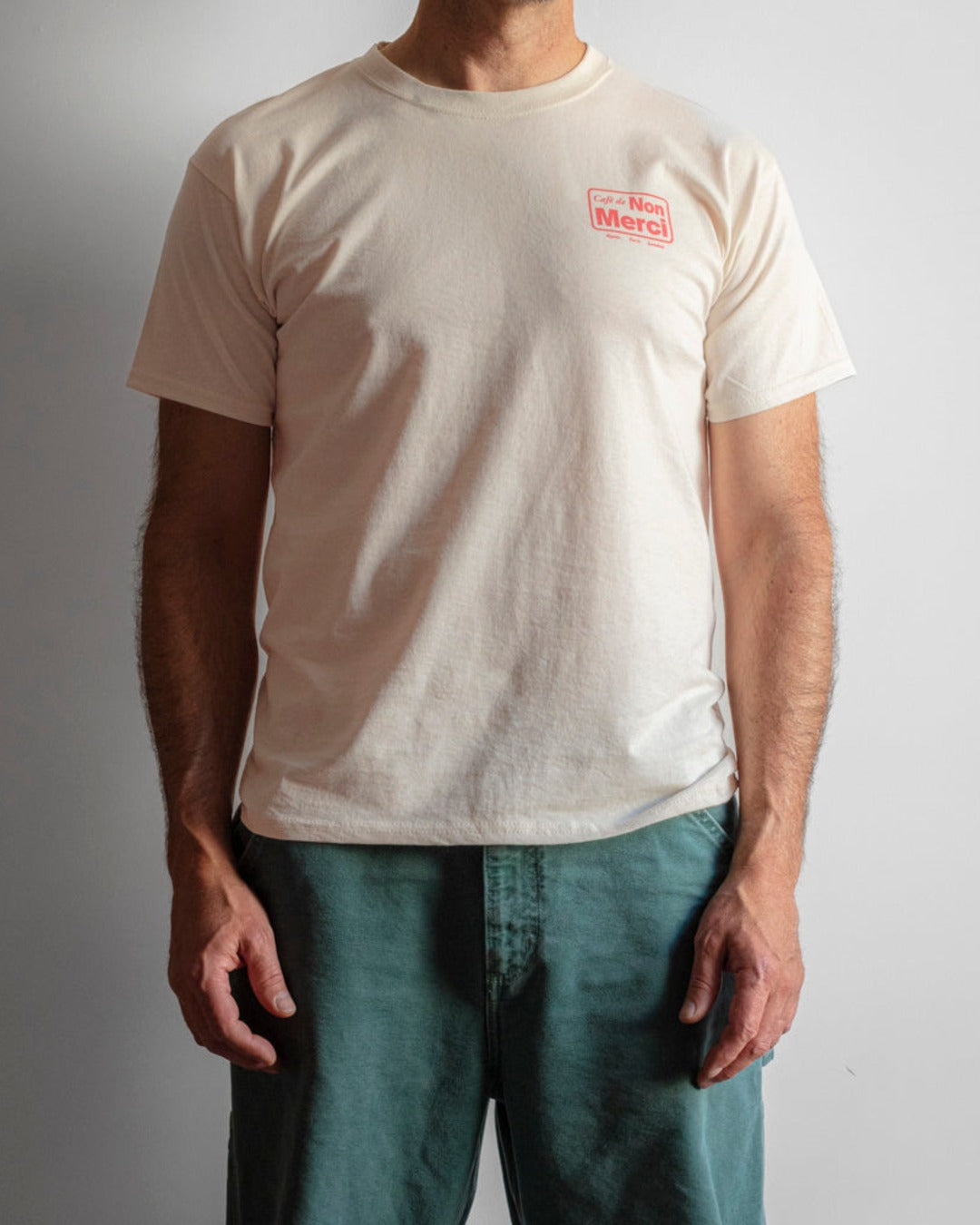 Merci - Cafe Non Merci T-shirt - Ecru