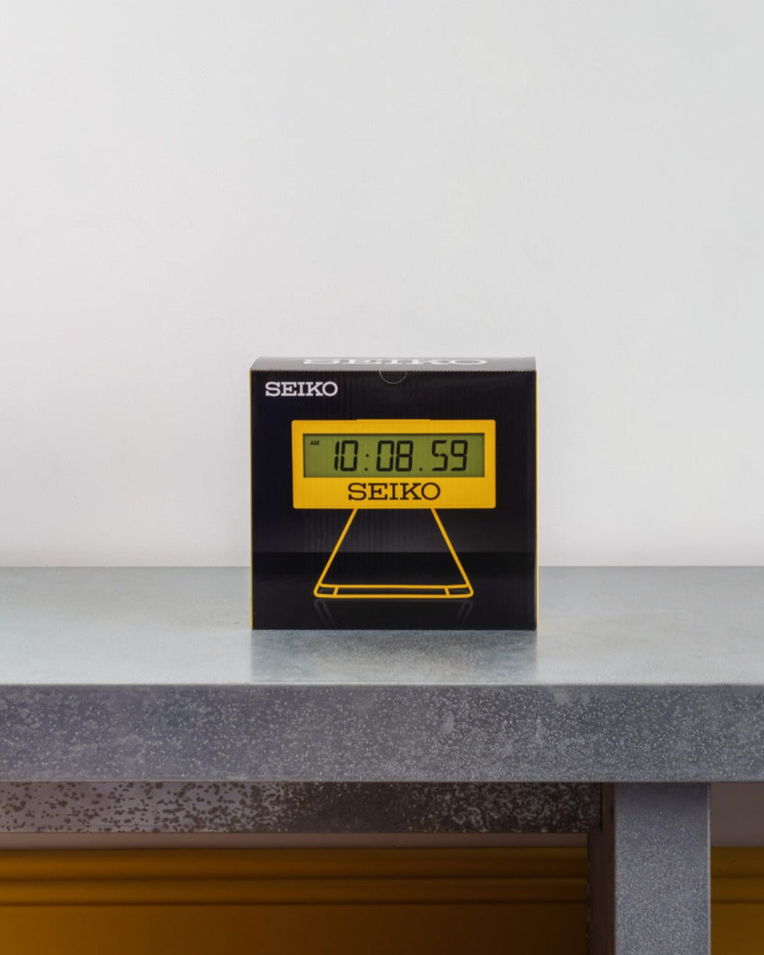 Seiko Clocks - Réveil Seiko Affichage Digital - Jaune