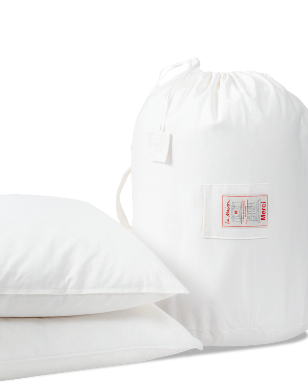 Merci - Natural Down and Feather Duvet - White