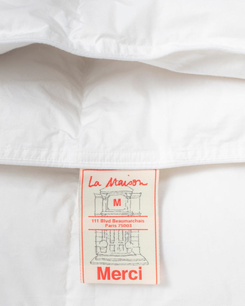 Merci - Natural Down and Feather Duvet - White