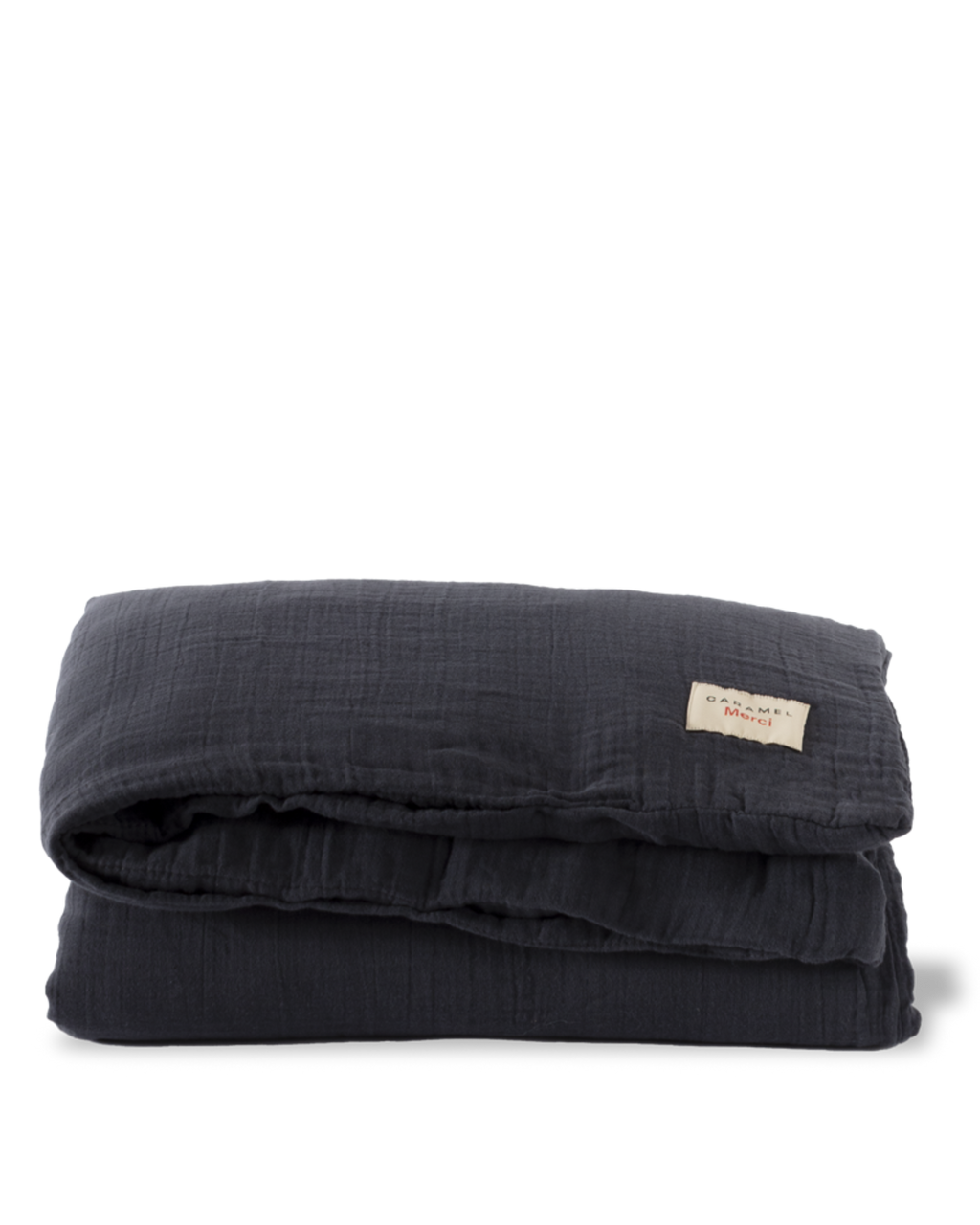 Merci x Caramel - Housse De Couette En Gaze De Coton - Gris Fusain